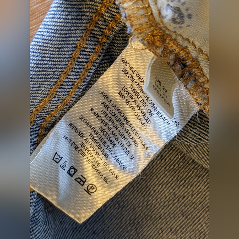 3 FOR 25$! Anthropologie Pilcro Jeans Slim High Rise Destroyed SIZE 27 - Picture 9 of 14